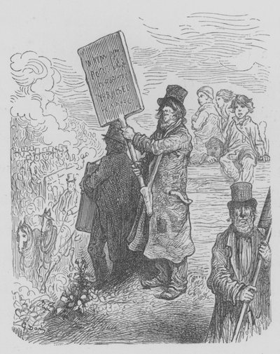 Carteles ambulantes de Gustave after Dore